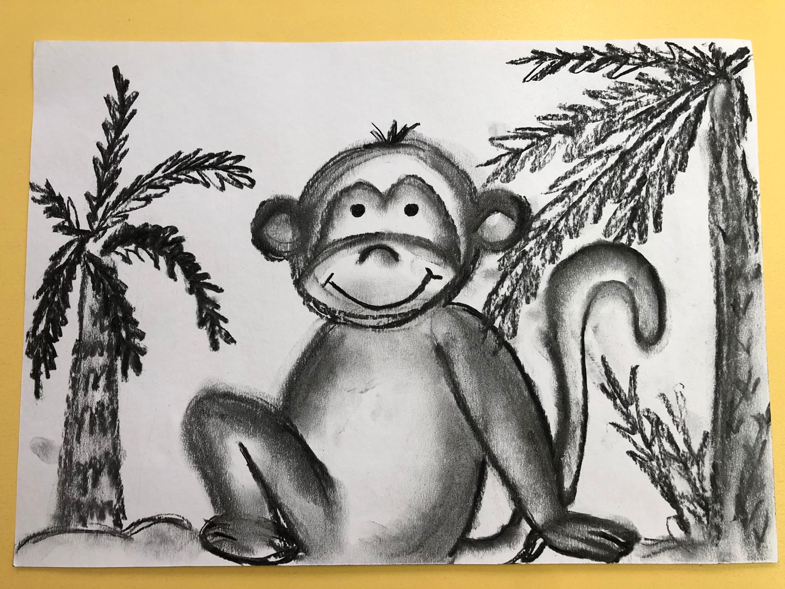 Рисунок про обезьянку 3 класс литературное чтение. Обезьяна рисунок карандашом. Рисунок обезьяны 3 класс. Иллюстрация про обезьянку. Рисунок про обезьянку 3 класс.